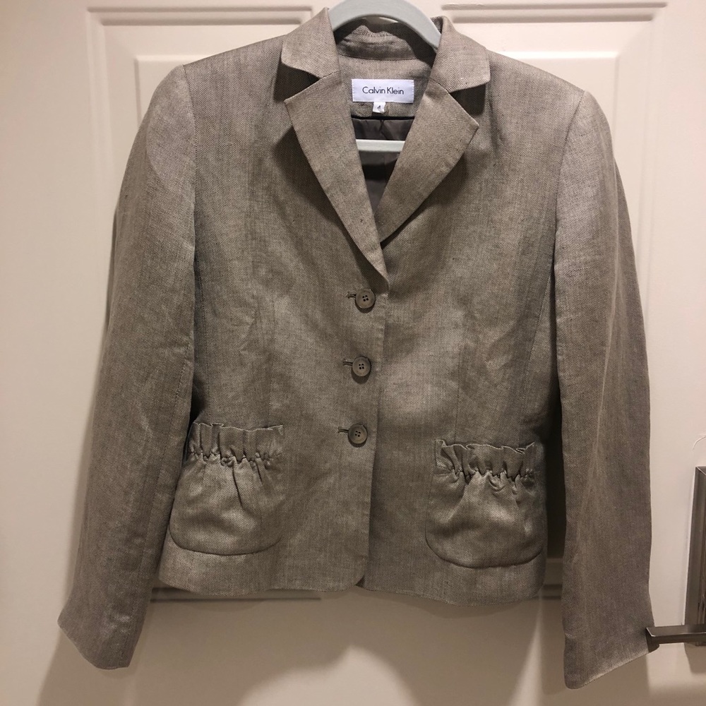 Calvin Klein Suit Jacket & Skirt